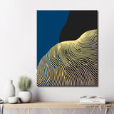 Malen nach Zahlen goldener Fingerabdruck