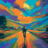 Malen nach Zahlen Fahrradtour