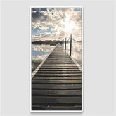 Malen nach Zahlen Steg zum See