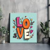 Malen nach Zahlen Modern Art LOVE