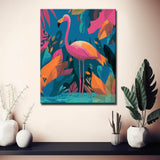 Paint by Numbers Flamingo Forest