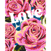 Malen nach Zahlen Blume Love