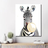 Malen nach Zahlen Kaugummi Giraffe