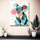 Grind nach Zahlen Kaugummi Koala