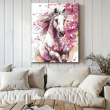 Grind nach Zahlen Pferd im Blütenrausch