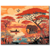 Painting by Numbers Africa People and Animals