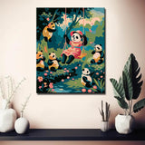 Have fun with your panda family