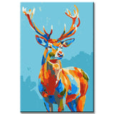 Paint by Numbers Deer Animals Modern Animal Art Painting