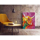 Malen nach Zahlen Büffel Tier Moderne TierKunst