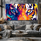 Painting by Numbers Tiger Eyes Modern Animal Art