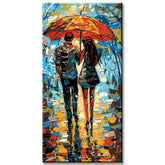 Malen nach Zahlen Panorama Verliebt