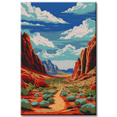 Malen nach Zahlen Panorama Grand Canyon Arizona USA