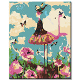 Malen nach Zahlen Schau nach oben