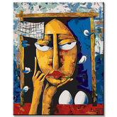 Malen nach Zahlen Abstrakte Kunst Eggshibition II