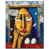 Malen nach Zahlen Abstrakte Kunst Eggshibition II