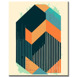 Malen nach Zahlen Bunte Formen II