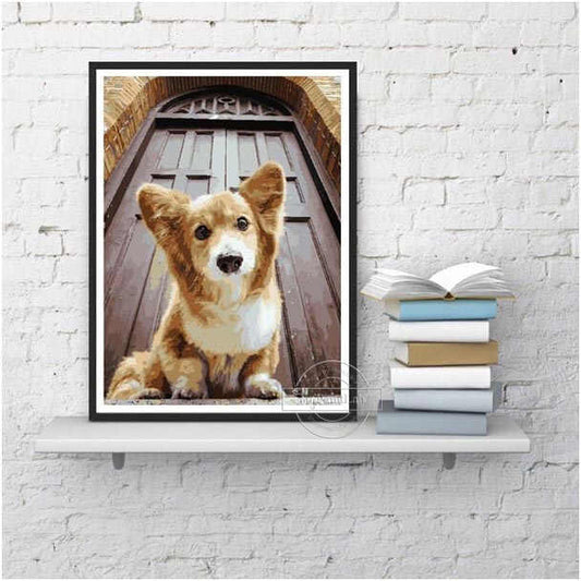 Malen nach Zahlen Wunschmotiv für Hunde