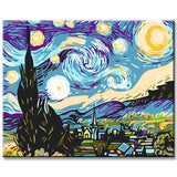 Malen nach Zahlen Van Gogh Sternennacht