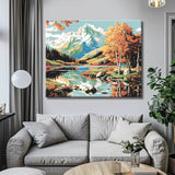 Malen nach Zahlen Am Bergsee