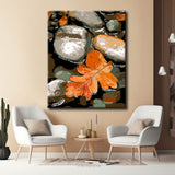 Bilder Malen nach Zahlen Herbstblatt