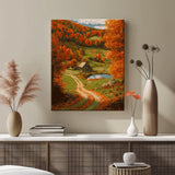 Mill nach Zahlen Landschaft mit Bauernhaus