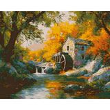 Malen nach Zahlen Mühle