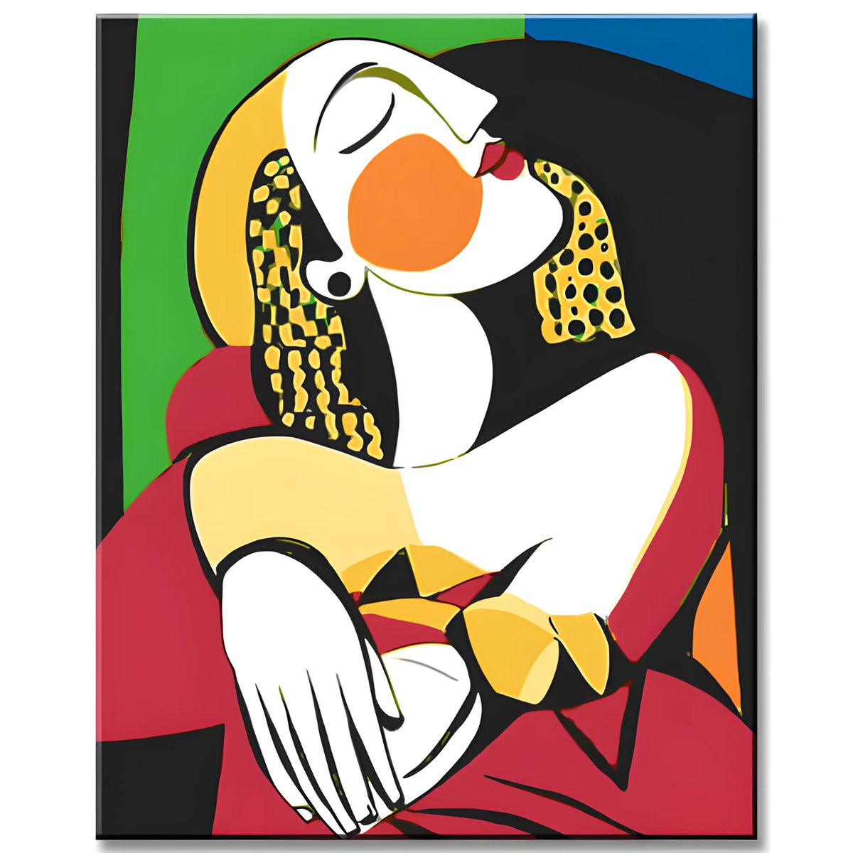 Malen nach Zahlen Picasso Dame
