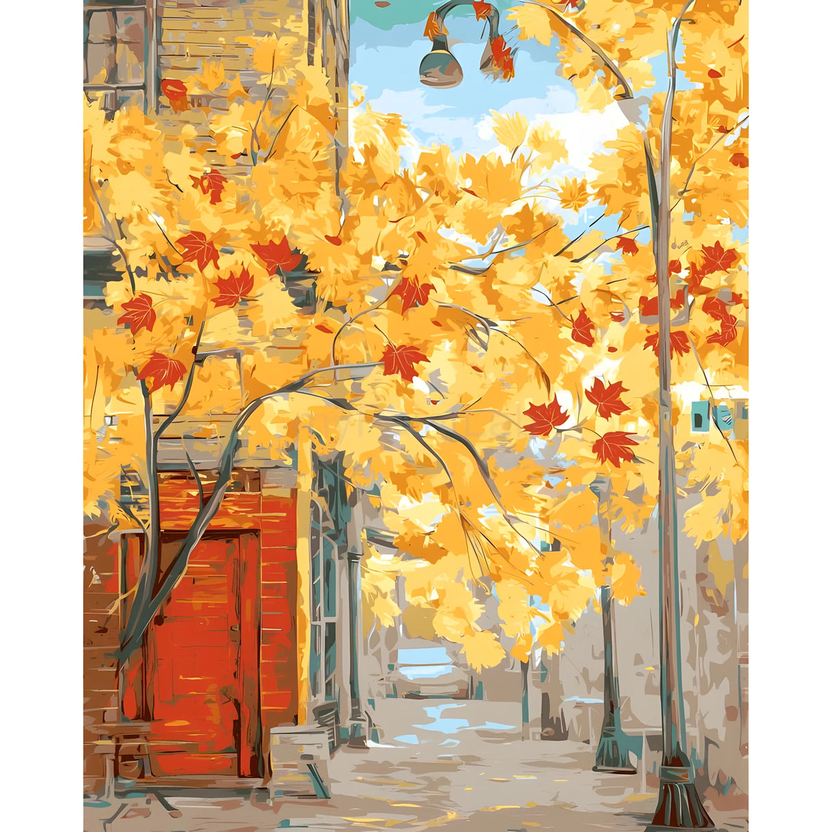 Grind to Count Yellow Door
