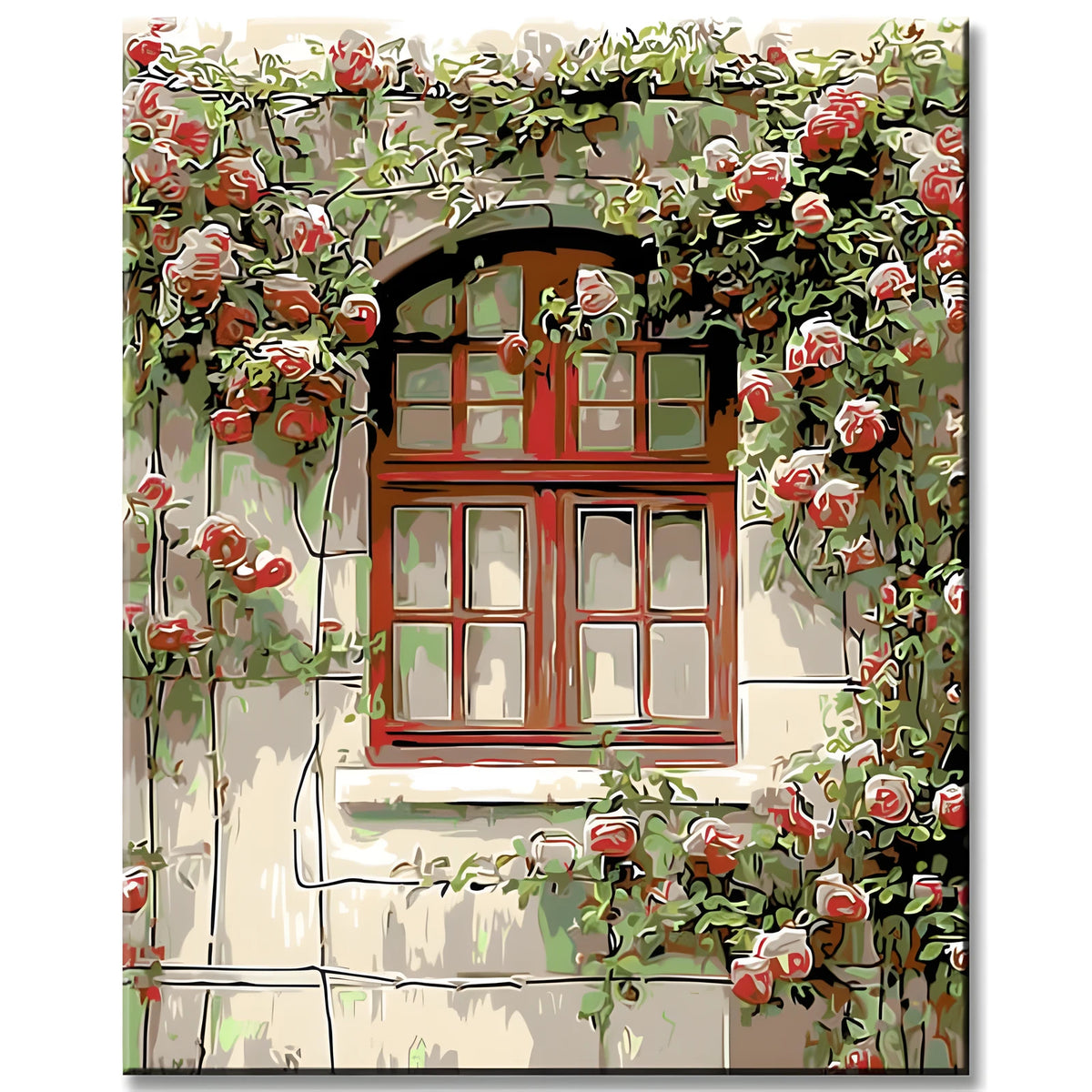 Grinding to Count Rose Vines