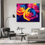 Grind nach Zahlen Blumen Rosen abstrakt