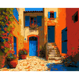 Grind after a picture of the Mediterranean courtyard