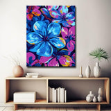 Grind after a photo of blue and blue flowers