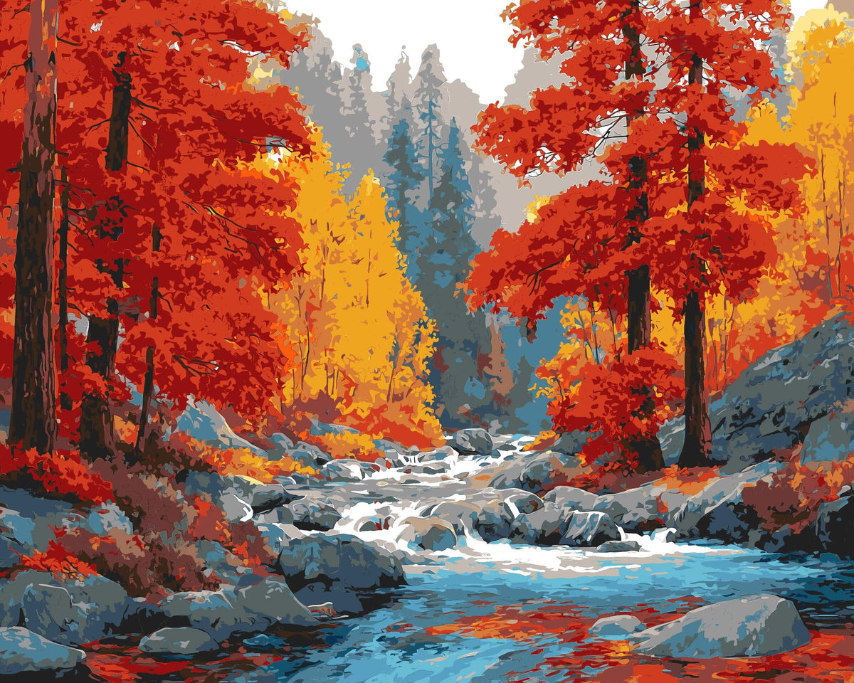 Grind after taking pictures of wildbach in herbst