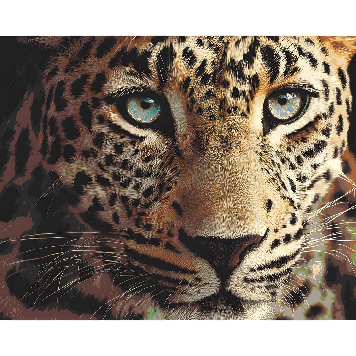 Malen nach Zahlen Leopard