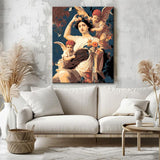 Take a picture of Mary with angels