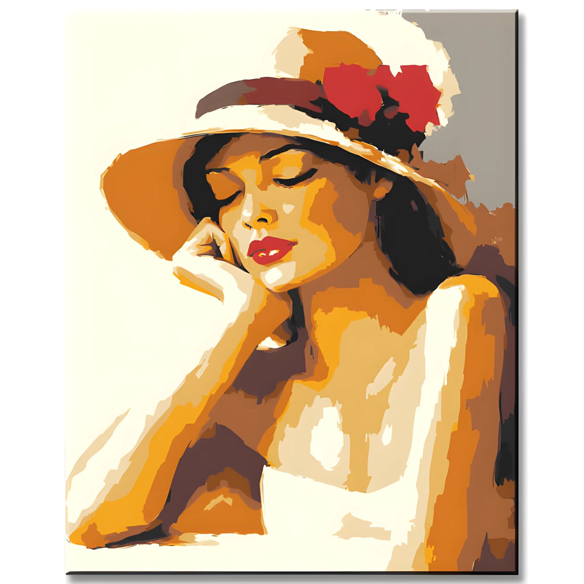 Painting by Numbers Portrait Lady