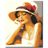 Painting by Numbers Portrait Lady