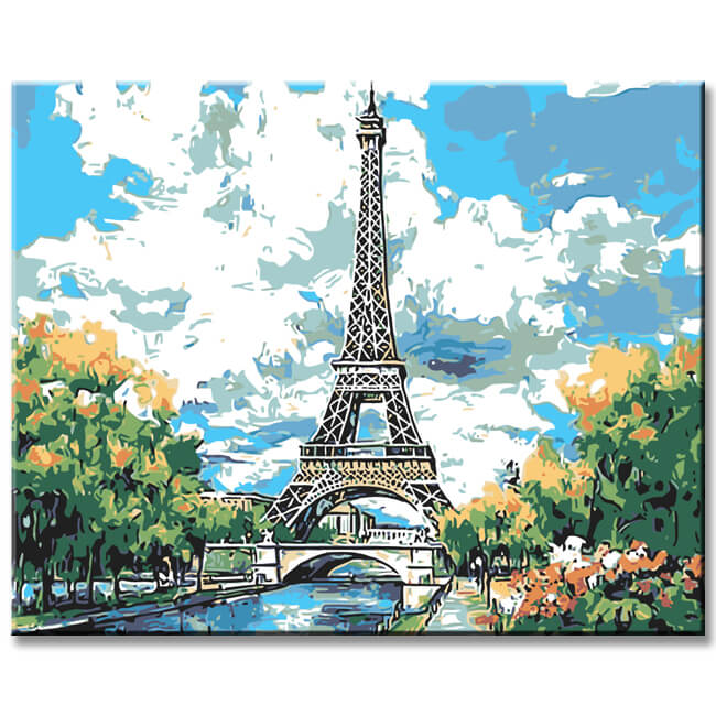 Malen nach Zahlen Akt LiebesPaar bunt