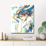Painting by Numbers Abstract Art Woman Fantasy Figure