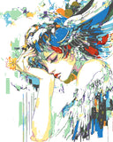 Painting by Numbers Abstract Art Woman Fantasy Figure