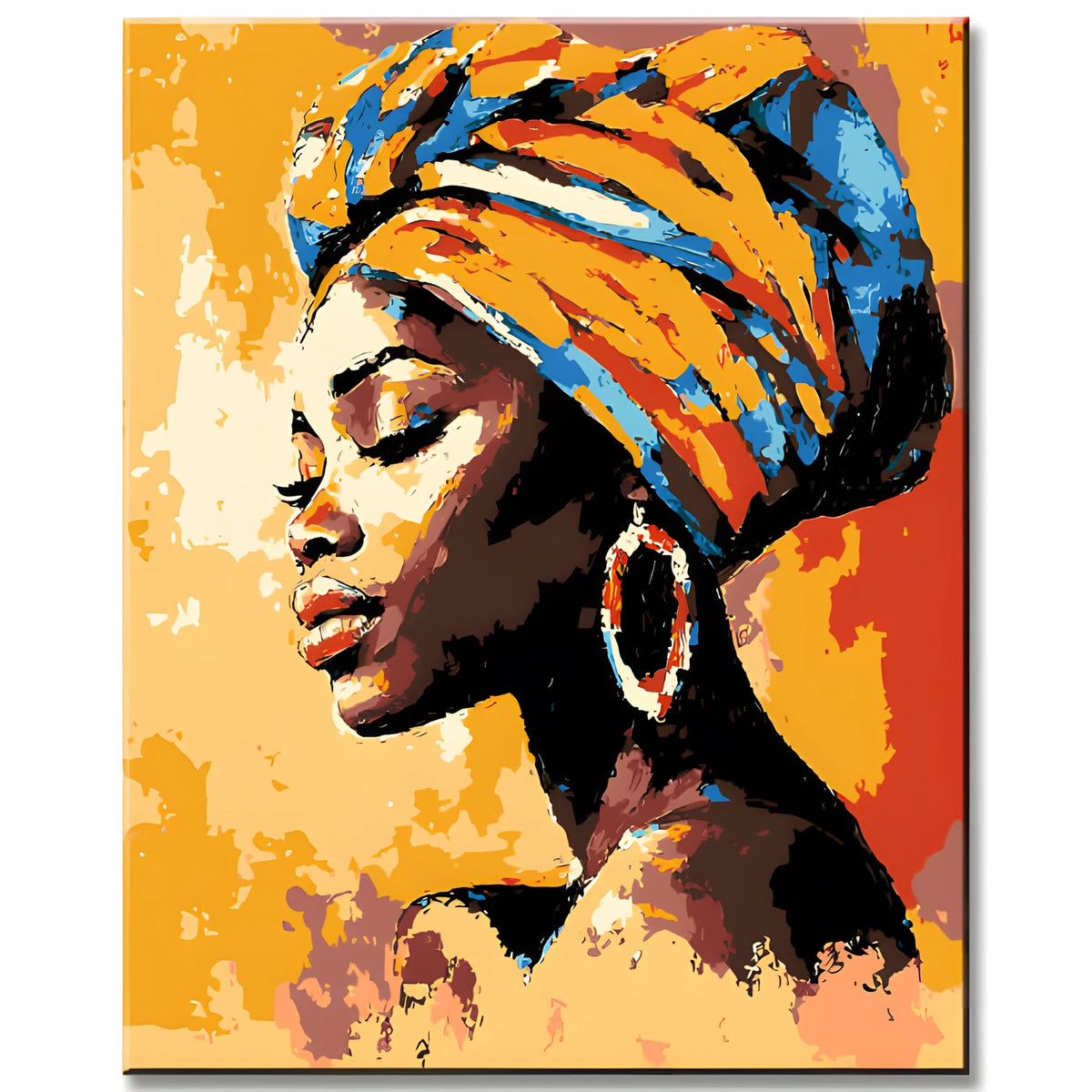 Malen nach Zahlen Afrika Frauen Portrait