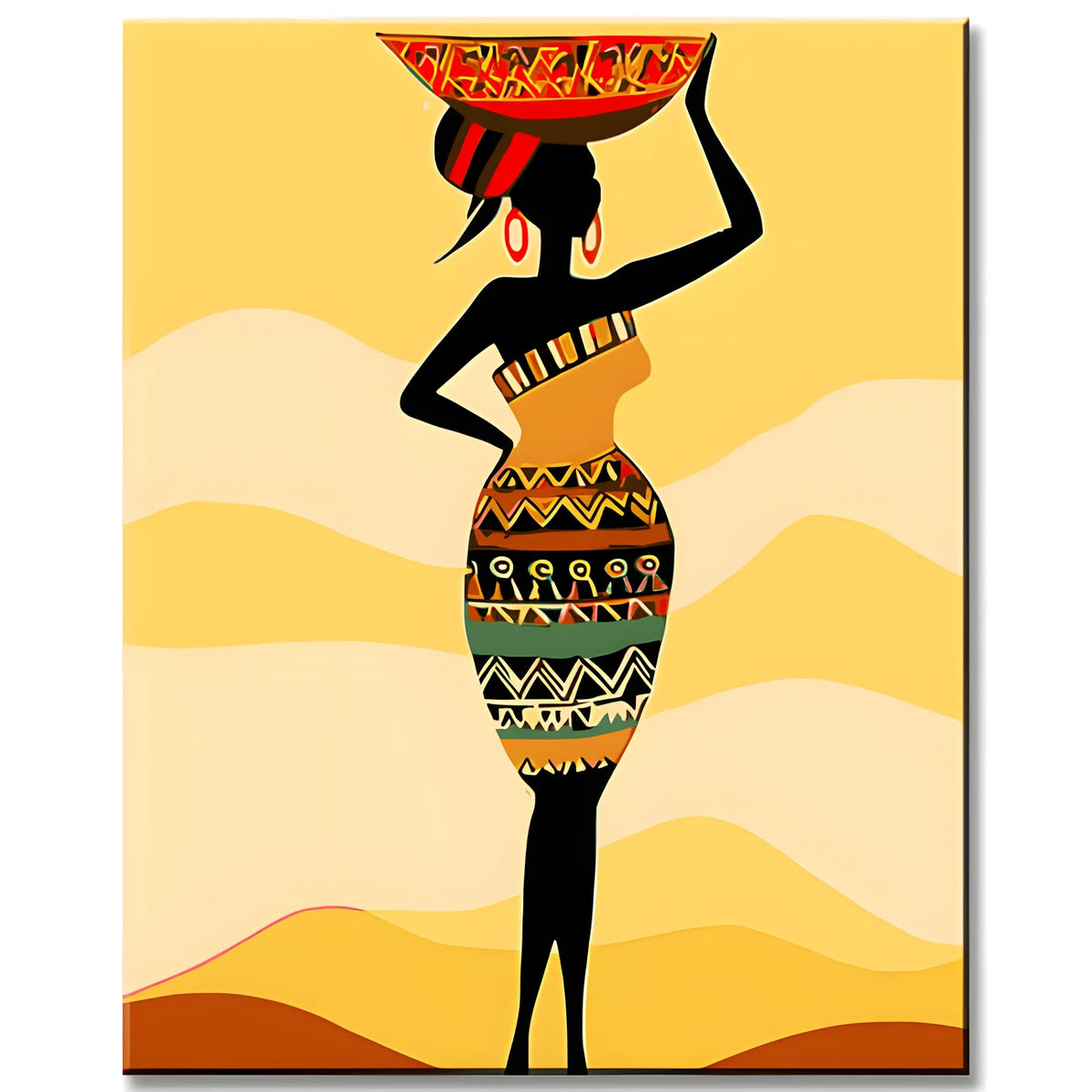 Painting by Numbers Africa Art Carrier