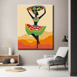 Malen nach Zahlen Afrika Kunst Träger - DC 07