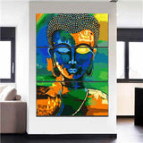 Schlafender Buddha Malkunst - 3-teilig (Triptychon)