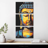Grinding nach Zahlen Schlafender Buddha Tradition - 3 parts (Triptychon)