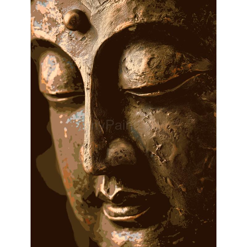Grind after Zahlen Schlafender Buddha Tradition Gold