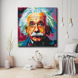 Malen nach Zahlen Albert Einstein Moderne MalKunst