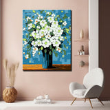 Malen nach Zahlen Blumen Kunstbild