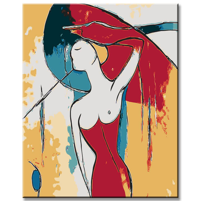 Malen nach Zahlen Moderne Kunst