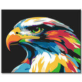 Malen-nach-Zahlen-Bunter Adler